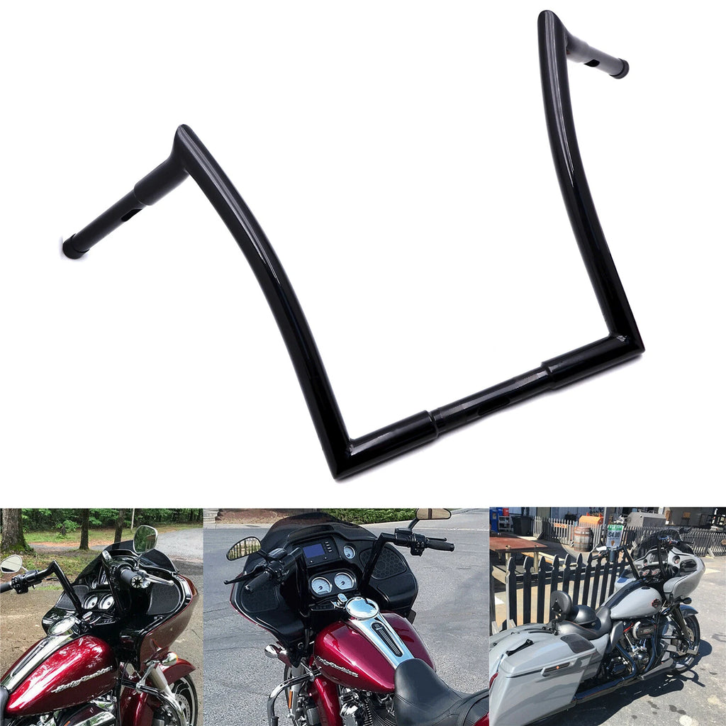 16" Black APE Hanger Handlebars for Harley Road King (1995–2017)