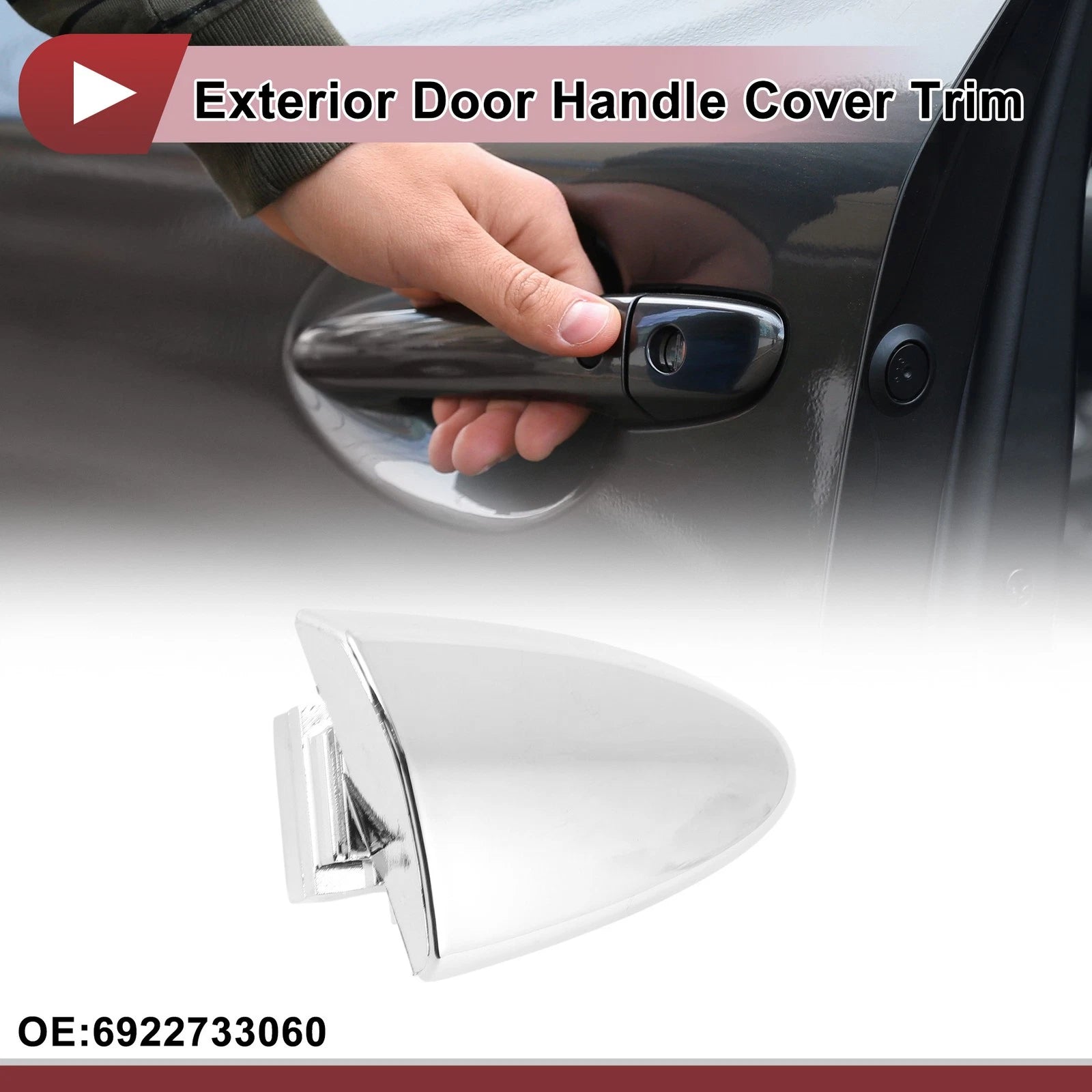Exterior Door Handle Cover Trim for Lexus LS460 Left Right (2007–2017)