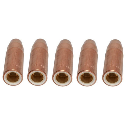 5 Pack 12 Inch Copper Gas Nozzle for Welding Machines