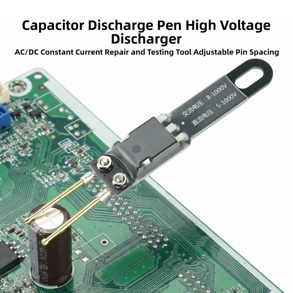 Electrode Polarity Free Capacitor Discharge Pen for Electrical Safety Check