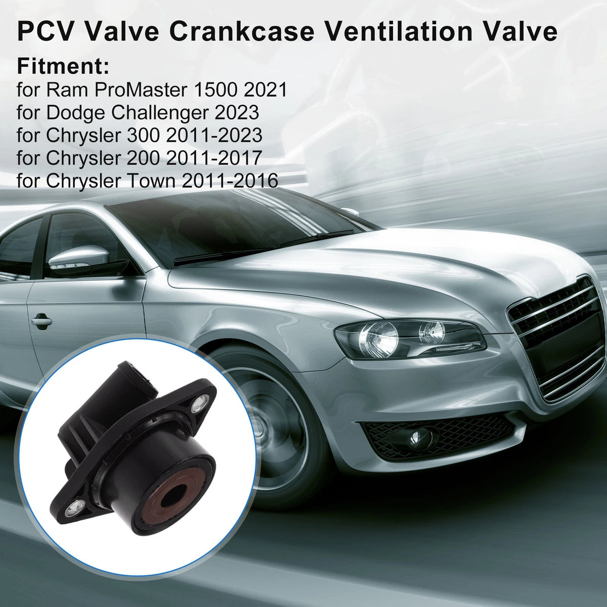 Set of 2 PCV Valves for Ram ProMaster 1500 (2021) 68083202AB/68083202AC