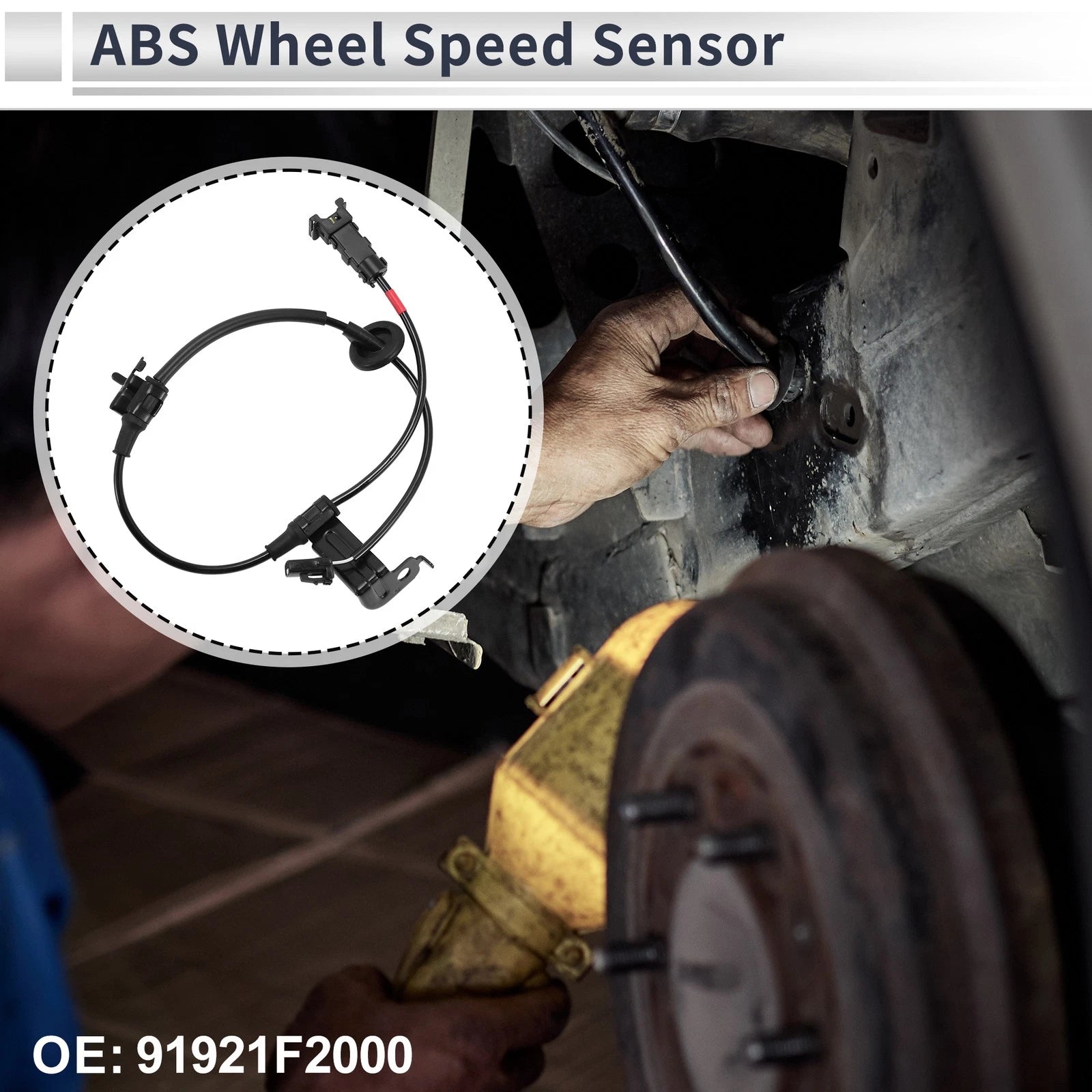 ABS Wheel Speed Sensor Replacement for Hyundai Elantra (2016–2019)