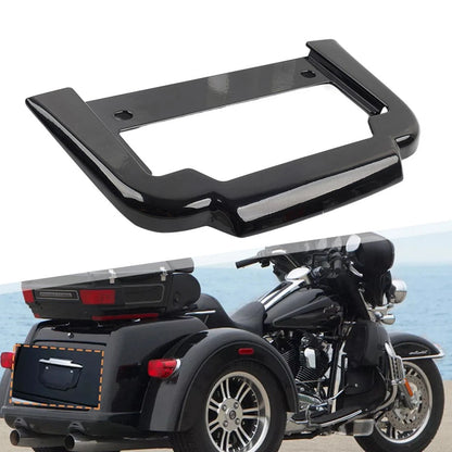 Black Rear License Plate Frame Mount for Harley Tri Glide Ultra Classic (2011–2023)