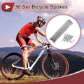 Set of Bicycle Spokes 14G 149 mm Steel Galvanized for Universal Bicycles