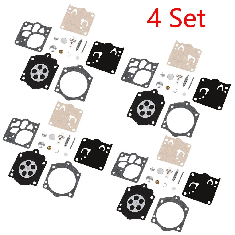 Set of 4 Carburetor Gasket Repair Kit for Walbro K12-WG K15-WJ K12-WJ