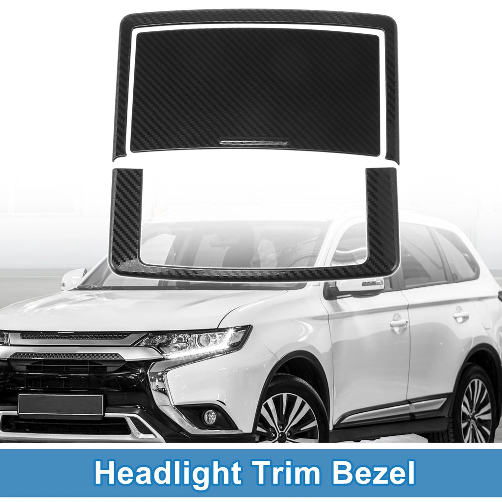 Front Headlight Trim Bezel Set for Mitsubishi Outlander (2022–2024)