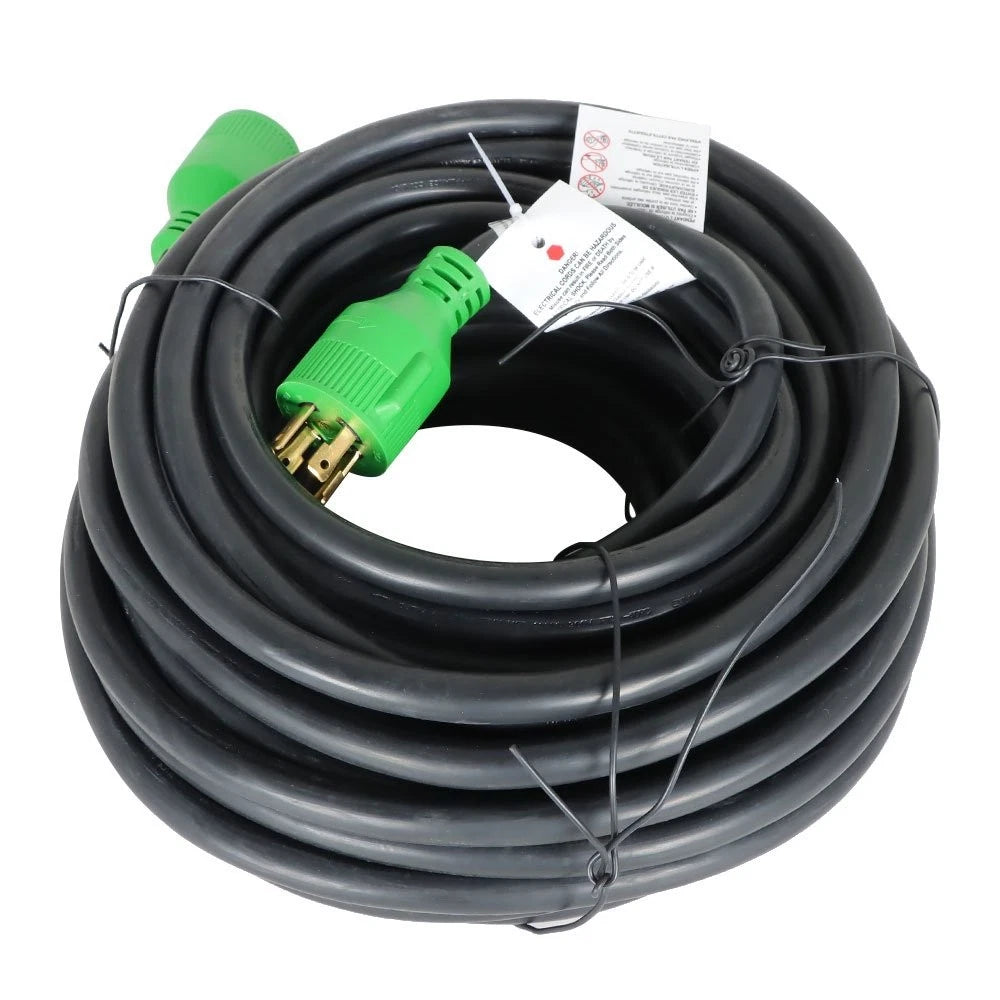 30Amp RV L14-30P/R Generator Extension Cable for RVs (75ft)