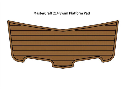 EVA Faux Foam Teak Deck Flooring Pad for MasterCraft 214