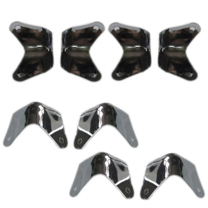8 Pack Metal 2 Leg Cabinet Corners for Fender Amplifier (Fits )