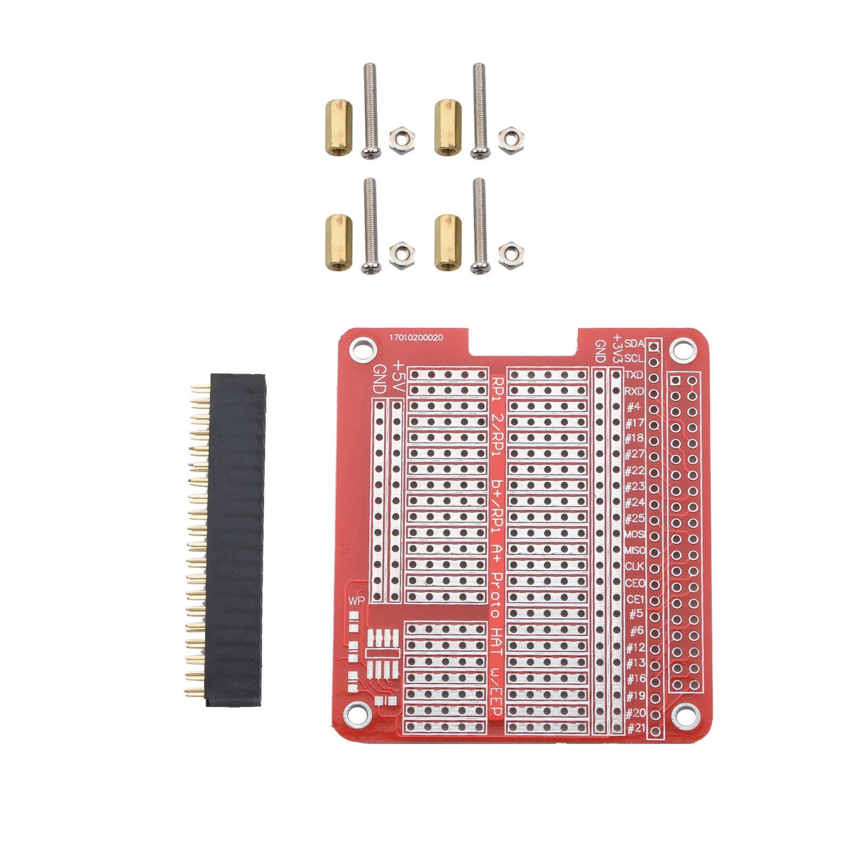 40-Pin GPIO Extension Board for Raspberry Pi 3B/3B+/4B (2016–2023)