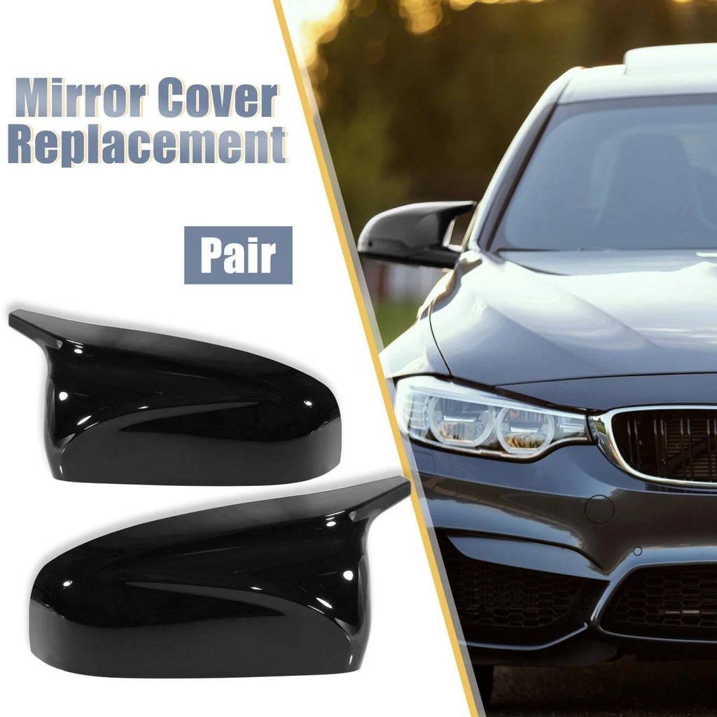 Rear View Mirror Covers Cap Pair for BMW X5 E70 X6 E71 E72 (2006–2014)
