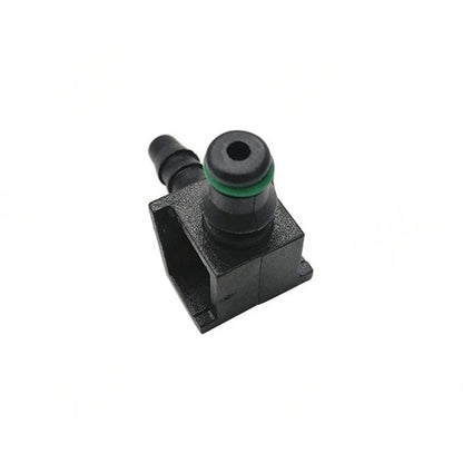 45 Degree Black Plastic Fuel Connector 2 Hole Return Joint for Vehicle Use