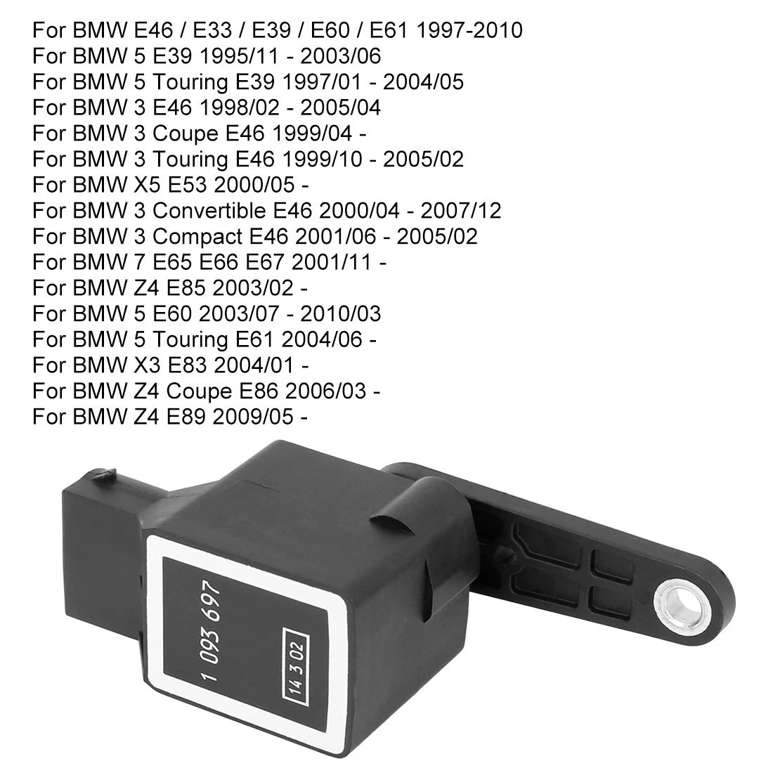 Height Level Sensor OEM Replacement for BMW E46 E38 E39 E60 E61 (1997–2010)