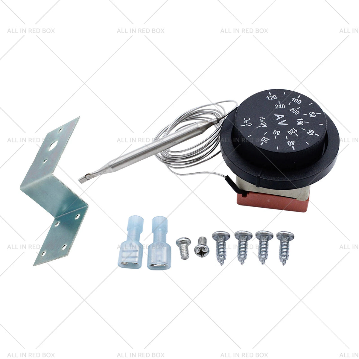 12V Adjustable Fan Thermostat Kit for AU Vehicles (0-120°C)