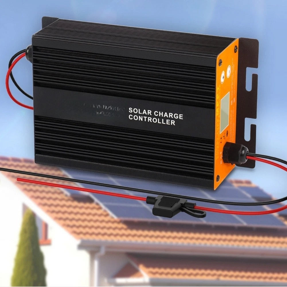 MPPT Solar Charging Controller for 24V-72V (LCD Display, IP65 Waterproof)
