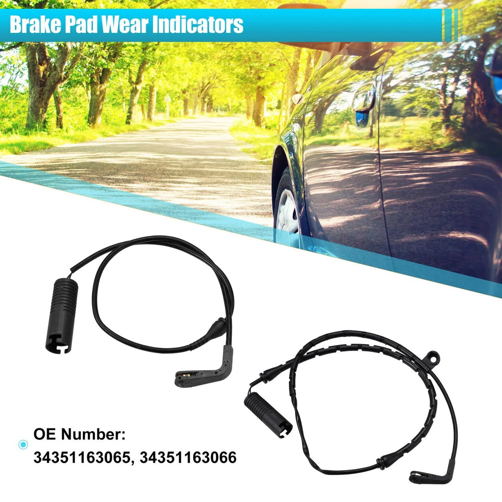 Brake Pad Wear Sensor Front Rear Replacement Set for BMW 5 Series (1997–2005)