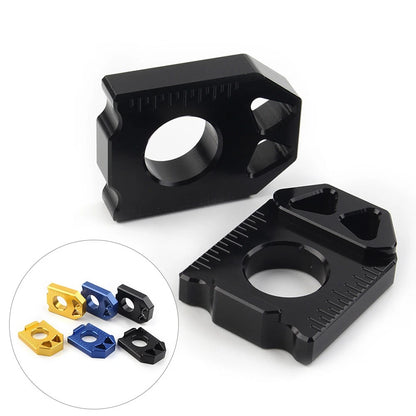 CNC Rear Chain Adjuster Axle Block for Suzuki DRZ400SM (2004–2015)