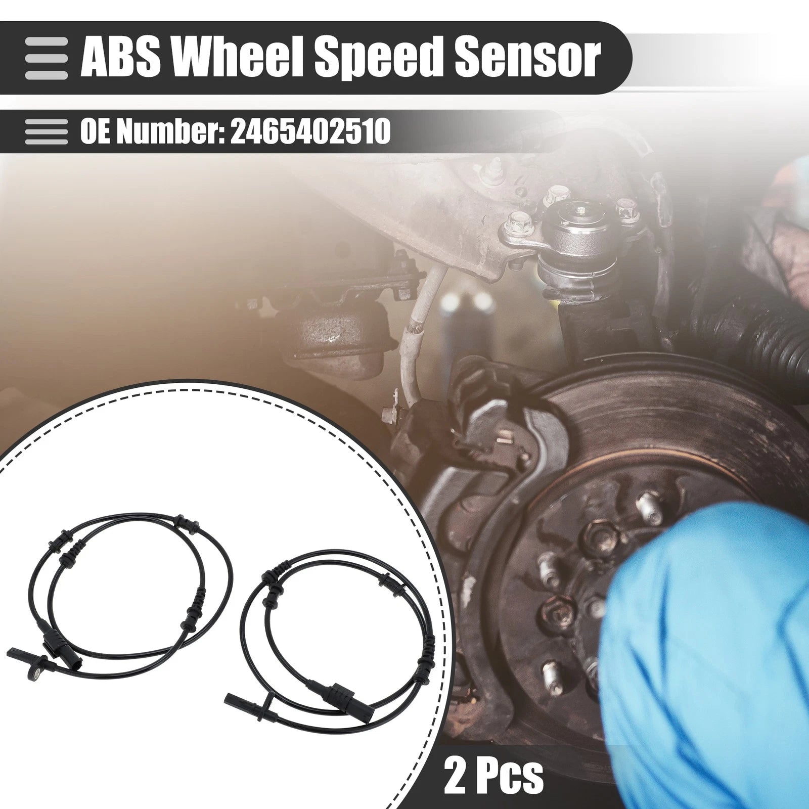 ABS Sensor Front Left Right for Mercedes-Benz CLA45 AMG (2014–2019)