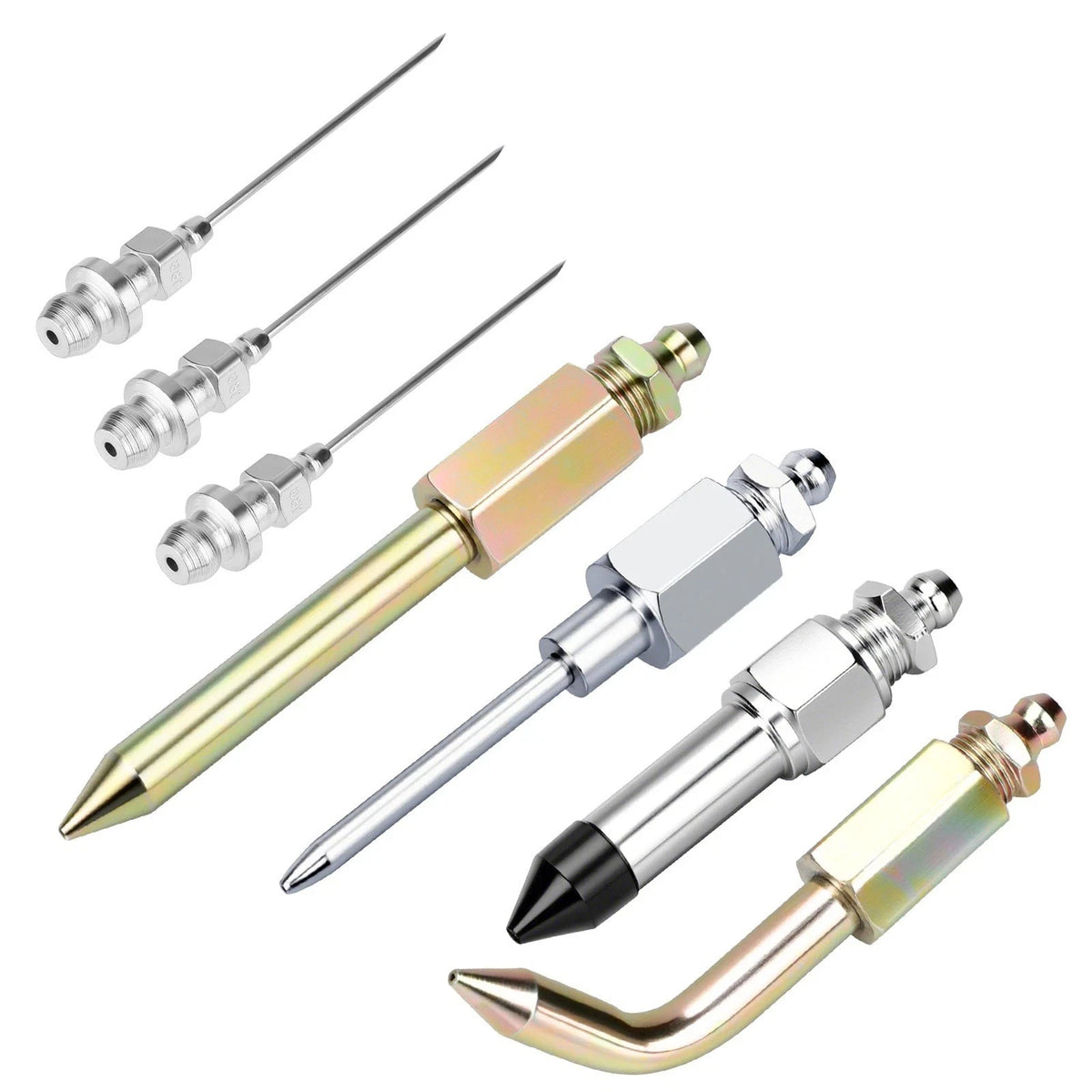 7 Piece Grease Gun Accessory Set for Universal Use (Fits )