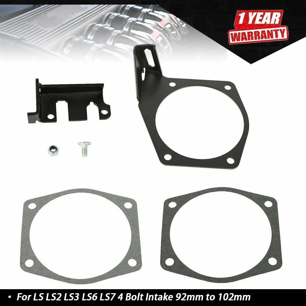 Throttle Cable Bracket for LS LS2 LS3 LS6 LS7 (4 Bolt, 92mm to 102mm)