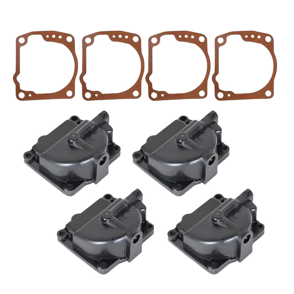 Set of 6 Carb Bowl Float Chamber Assy 433000 REPL for Johnson Evinrude 90-175hp (1994–Present)