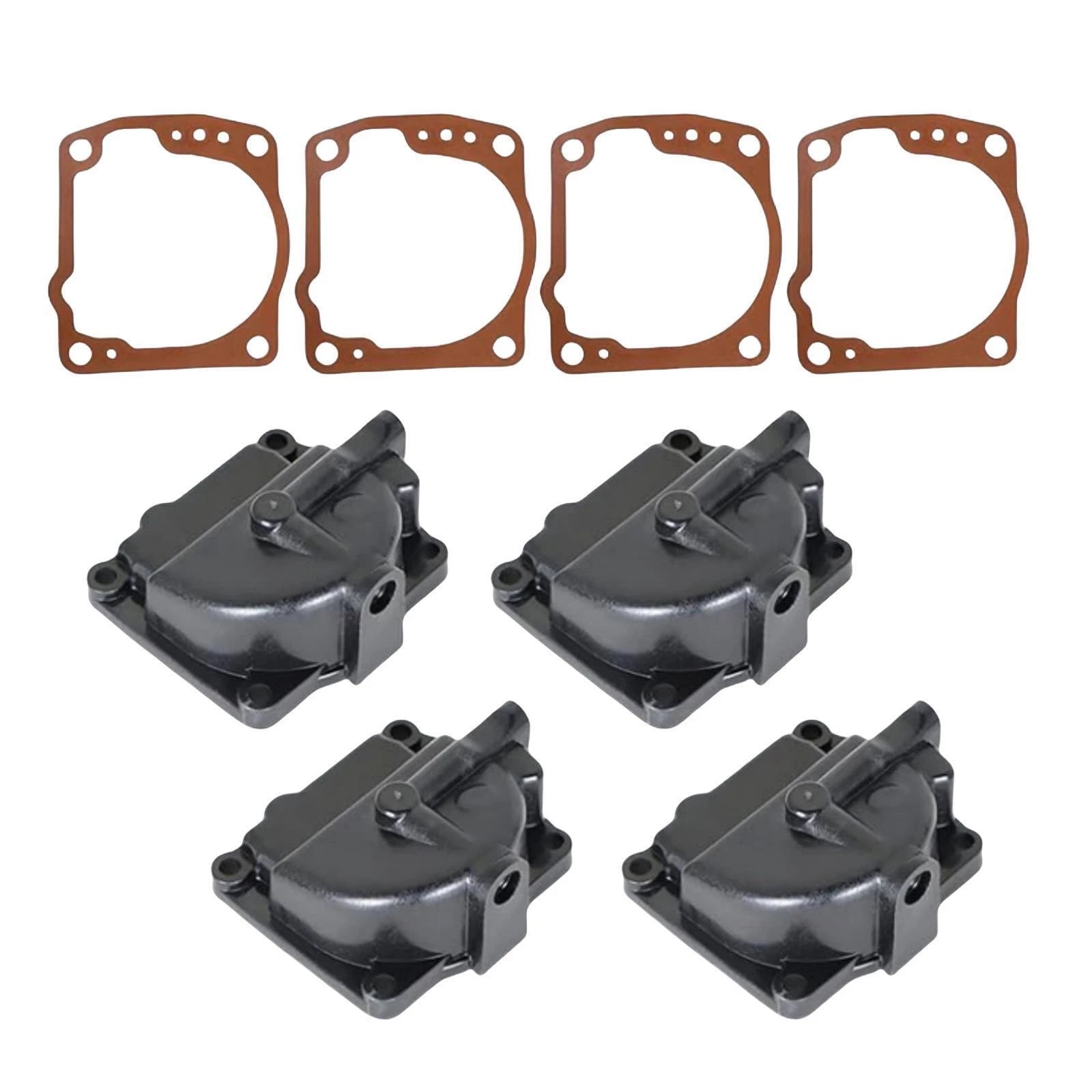 Set of 6 Carb Bowl Float Chamber Assy 433000 REPL for Johnson Evinrude 90-175hp (1994–Present)