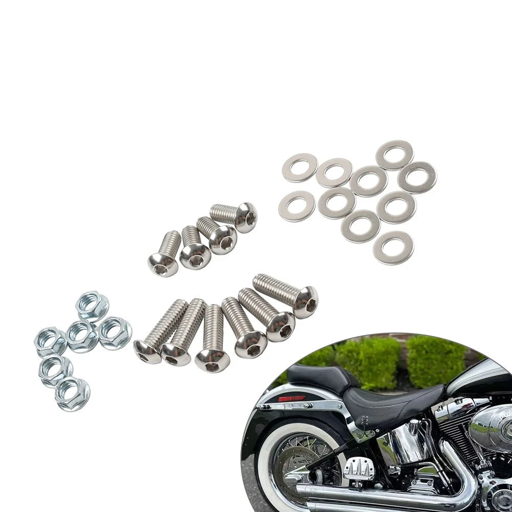 Rear Mudguard Strut Bolt Kit for Harley Davidson Softail FXST FLST (2000–2003)
