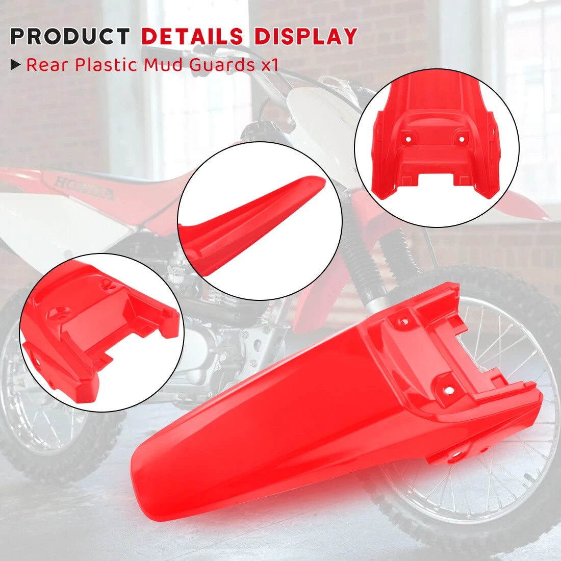 Mud Guard Fender Kit for Honda CRF80F CRF100F (2004–2008)