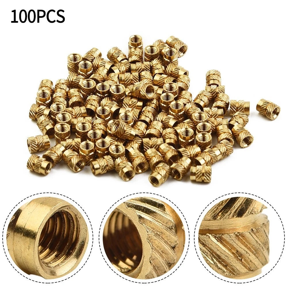 Industrial Threaded Insert Copper Nuts for M3