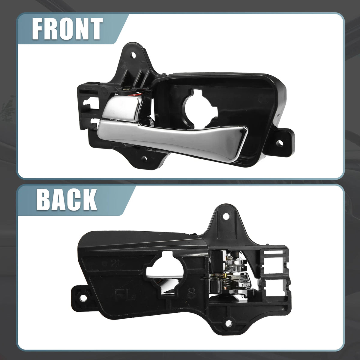 Interior Front Left Door Handle Cover Trim for Hyundai Elantra (2017–2020) 82610-2L010
