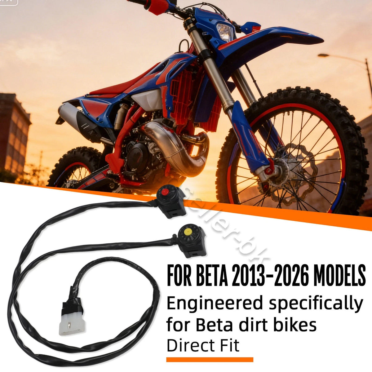 Start Stop Kill Switch for Beta Enduro 125RR, 200RR (2010–2023)