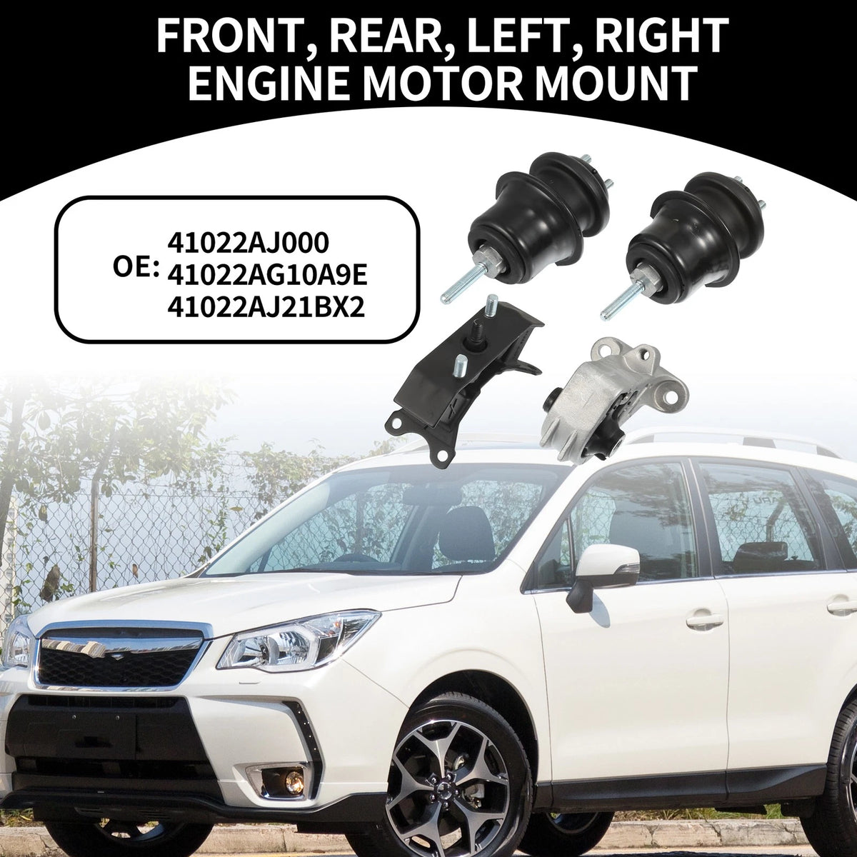 Engine Motor Trans Mount Set for Subaru Legacy Outback (2013–2014)