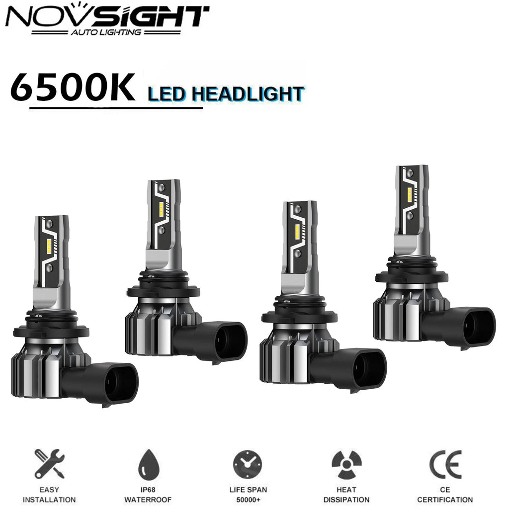 4X 9005 HB3 LED Headlight Bulbs Kit for Ford Taurus (2010–2012)