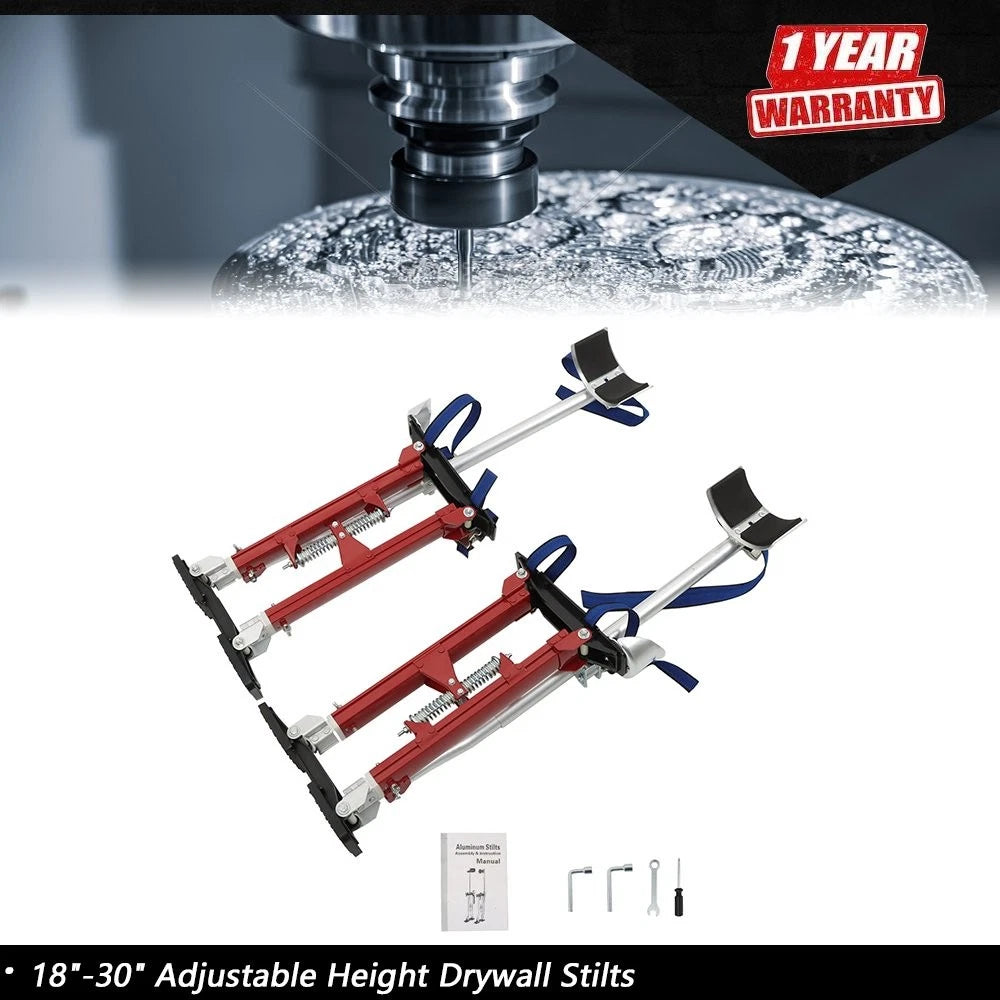 Adjustable Height Drywall Stilts for Painters (18"-30")