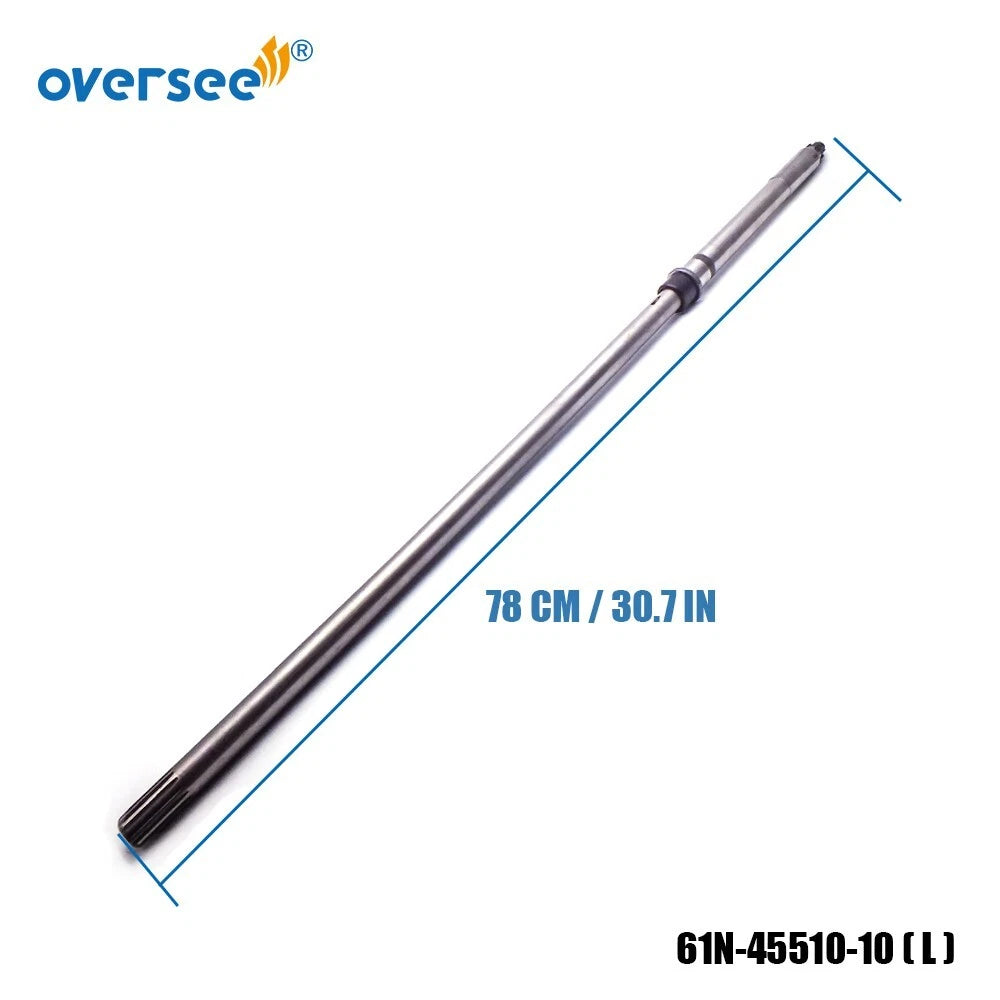 Drive Shaft for Yamaha Outboard 20/25/30HP (2/4T) (F25-04010000L, 61N-45510-10)