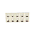 Set of 10 C Angle Carbide Inserts for Chamfering