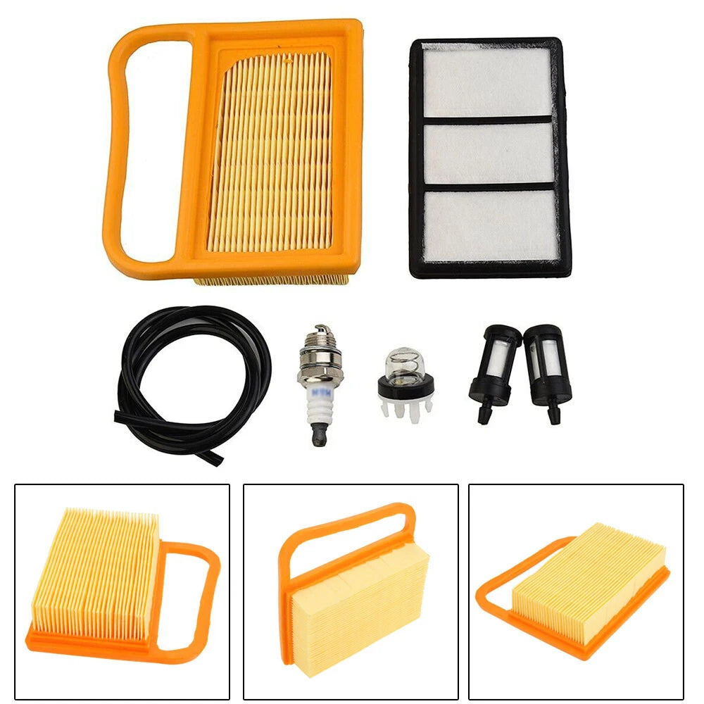 Air Fuel Filter Primer Bulb Spark Plug Kit for STIHL TS410 TS420 (2000–2023)