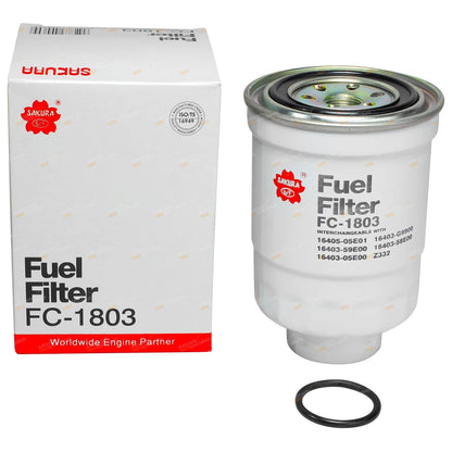 Fuel Filter for Nissan Urvan E23 E24 (1984–1993) 4cyl 2.3L S23 2.7L TD27 Diesel