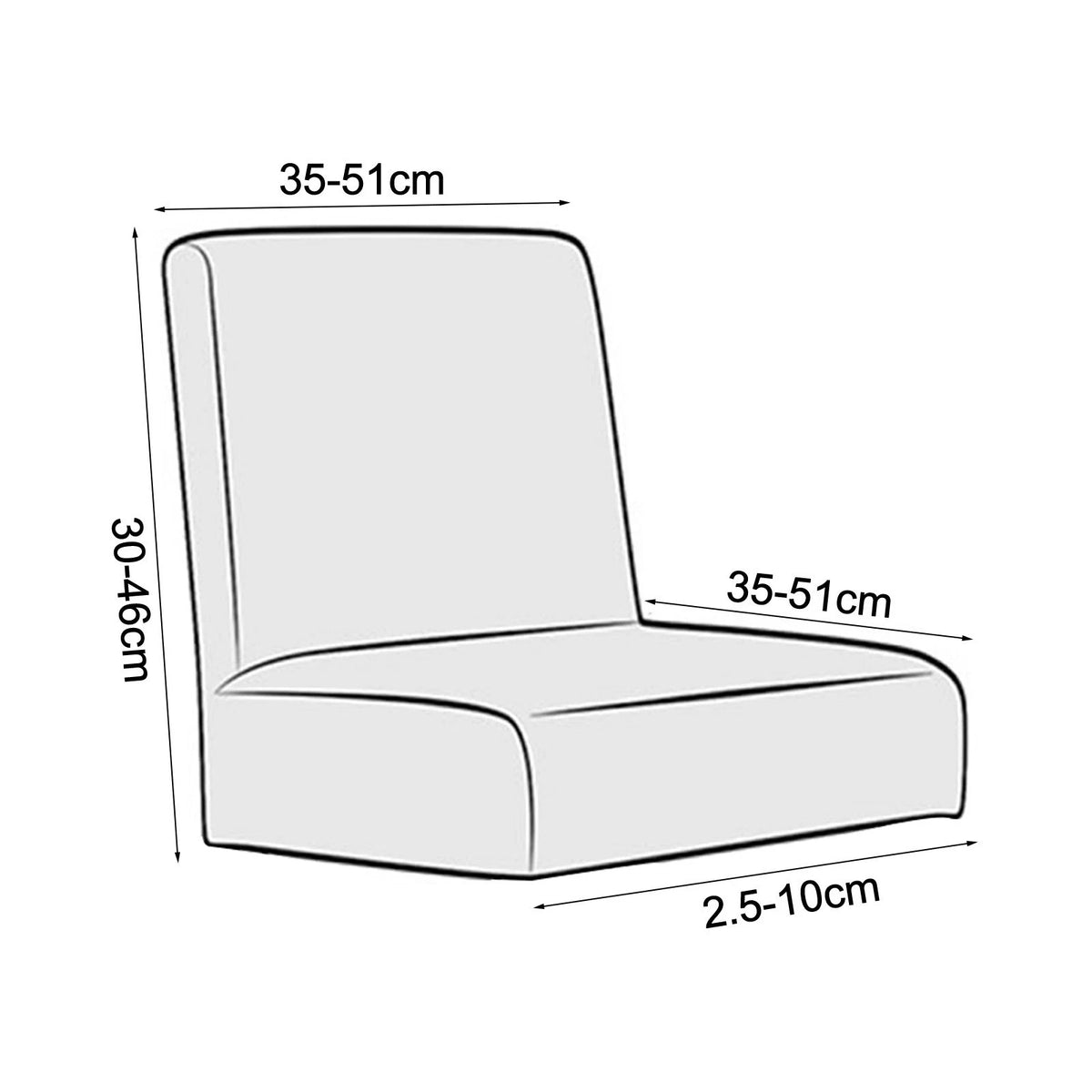 Stretchable Cover for High Stools