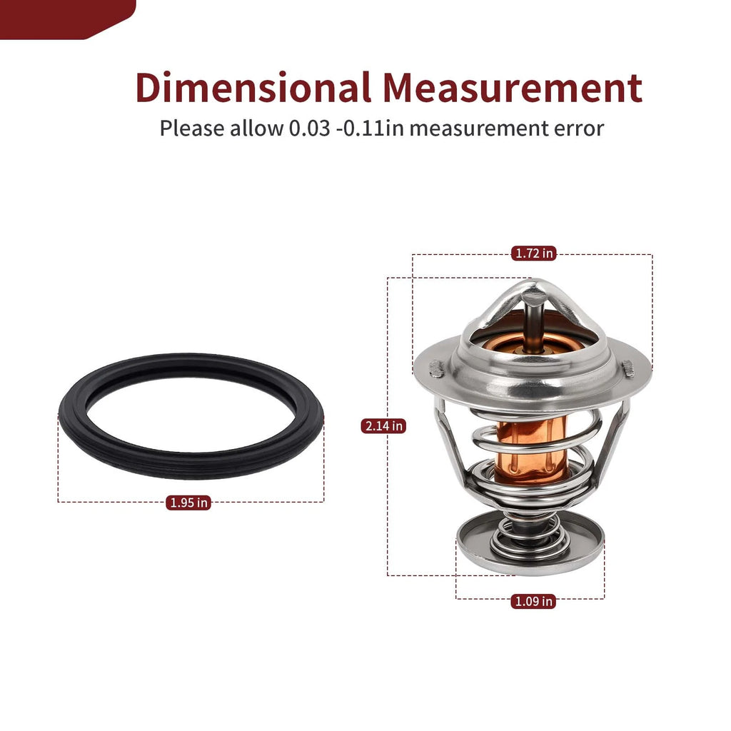 Thermostat + O-Ring for Honda TRX420 500 650 680 SXS (19300-HN8-305, 19300-HN8-003)