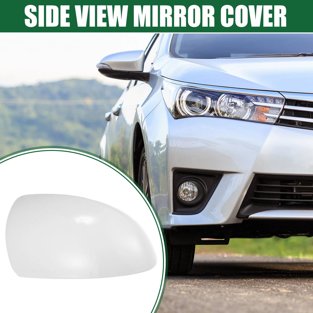 Right Side Mirror Cover Replacement for Mazda 3 (2010–2011) GS1E691N1A23 White