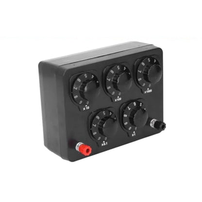 Resistance Box for Physics Lab Equipment (0 to 9999.9 Ohms)