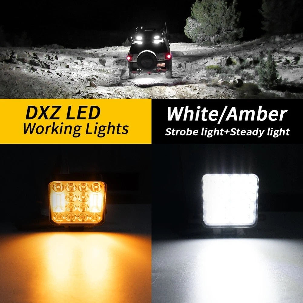 3 Inch LED Work Light for Car Motorcycle Truck SUV (Dual Modes)