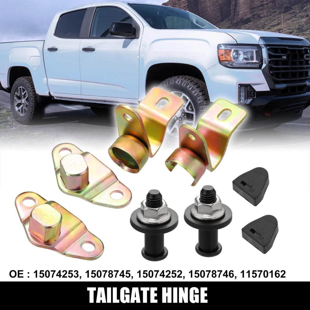 Tailgate Hinge Kit Replacement for Chevy Silverado Sierra (1999–2018)
