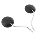 Round Black Chrome Arm Mirror 8mm for Honda NA/NC/NN/NQ/NX/PA/SE/TG50 C70