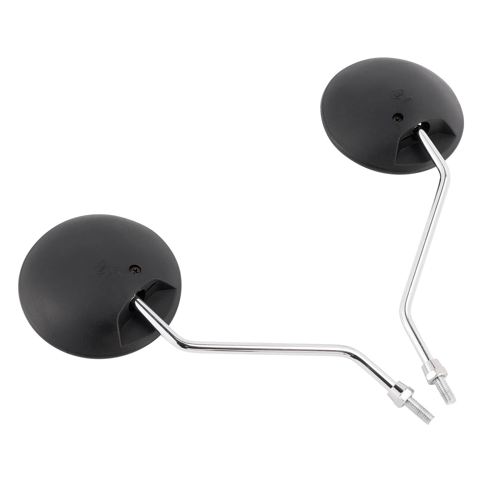 Round Black Chrome Arm Mirror 8mm for Honda NA/NC/NN/NQ/NX/PA/SE/TG50 C70