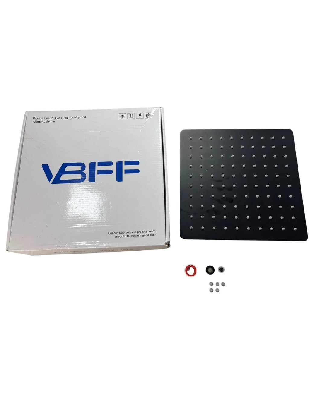 10" Square Shower Head for VBFF (Matte Black)