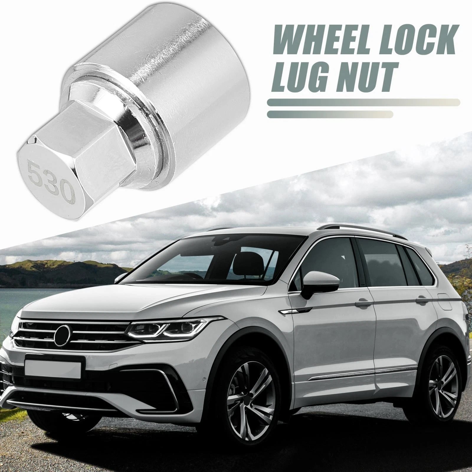 Wheel Lock Lug Nut Key Removal Tool for Volkswagen (530) (2000–2015)