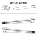 Universal Clip-On Handlebars for Kawasaki ZX6R ZX9R ZRX1100 (46mm)