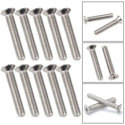 Stainless Steel Countersunk Screws for Reliable Fastening (Choose Your Size)
